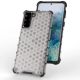 7. Honeycomb case armored cover with a gel frame for Samsung Galaxy S22 + (S22 Plus) transparent