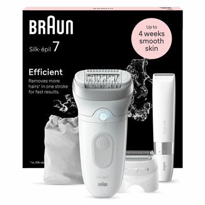 3. Braun Silk-épil 7 7-441 40 tweezers Silver, White