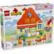 7. LEGO DUPLO Bluey 10459 Blue's Family House with Memory Game