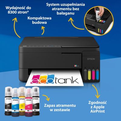 3. Epson EcoTank L3351 multifunction printer