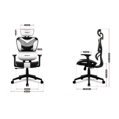 10. Huzaro Combat 8.0 White Gaming Chair