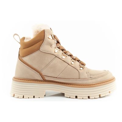 13. O'neill winter boots women's hiking boots ankle boots insulated fashionable beige brown