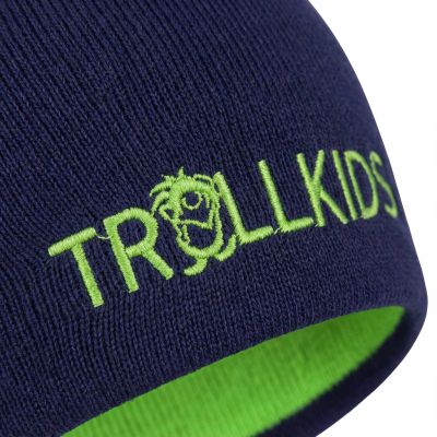 3. Trollkids Kids Troll Beanie knitted winter hat for girls/boys green (920-100)