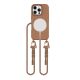 Tech-Protect MagNecklace MagSafe iPhone 16 Pro Case - Brown