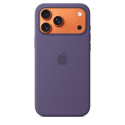 4. Apple iPhone 17 Pro Max Silicone Case with MagSafe (Misty Purple)