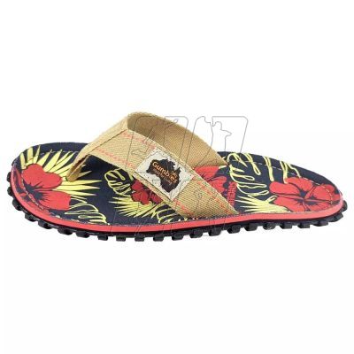 2. Gumbies Islander Denim Hibiscus Flip-Flops GU-FFISL109