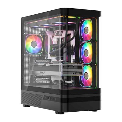 15. MODECOM VOLCANO AQ 100 ARGB MIDI BLACK CASE