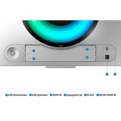 21. Samsung G95SC Computer Monitor 124.5 cm (49") 5120 x 1440 px Dual QHD OLED Silver