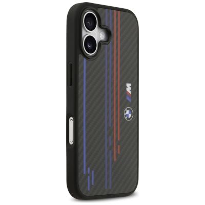 3. BMW M Kevlar Lines & Logo MagSafe Case for iPhone 17 - Black