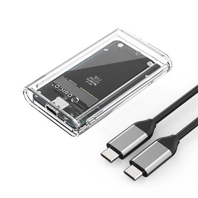 2. Orico TC10-MS MSATA USB-C 3.2 5Gb/s Disk Cartridge - Transparent
