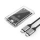 2. Orico TC10-MS MSATA USB-C 3.2 5Gb/s Disk Cartridge - Transparent