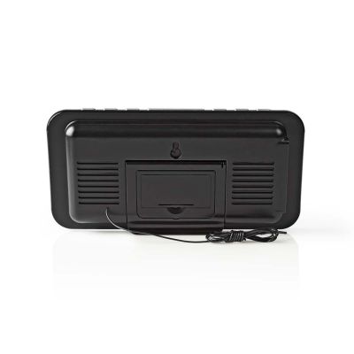4. Nedis CLAR004BK Alarm Clock Digital Alarm Clock Black