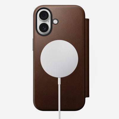 3. Nomad NM014209858 Cell Phone Case 16 cm (6.3") Folio Brown
