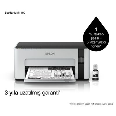 10. Epson EcoTank M1100 inkjet printer