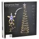 5. DECORATIVE CHRISTMAS TREE 640LED WATERFALL180CM BLACK
