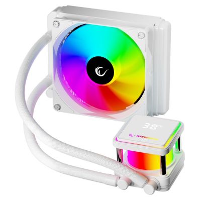 3. RAMPAGE INFINITE V120 WHITE Liquid Cooling