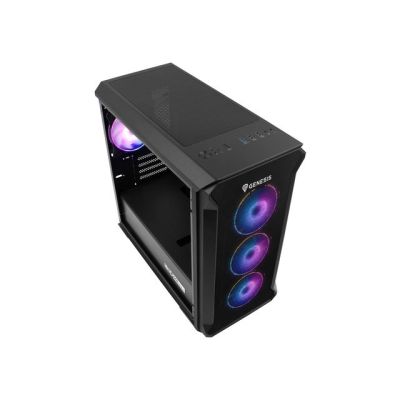 34. NATEC Genesis Irid 503 ARGB NPC-1559 Case (Micro ATX. Mini ITX; Black)