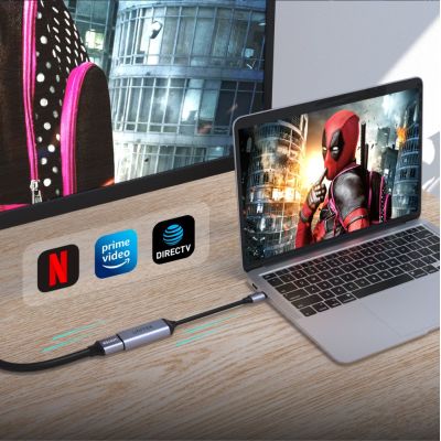 7. UNITEK V1416B Cable Adapter 0.15m USB Type-C HDMI Gray