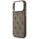 6. Guess 4G PU Classic Logo MagSafe Case for iPhone 17 Pro Max - Brown