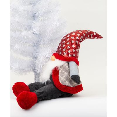 23. CHRISTMAS SLEEP SANTA CLAUS SITTING 92CM