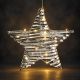 4. DECORATIVE STAR 20 LED 30 CM SILVER