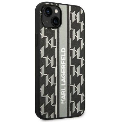 4. Karl Lagerfeld KLHCP14MPGKLSKG iPhone 14 Plus 6.7 "hardcase gray / gray Monogram Stripe