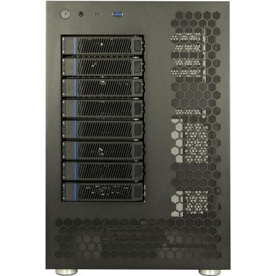 3. Inter-Tech Geh Mini IPC NAS-8 ITX, Micro-ATX, ATX 240x295x362 Case