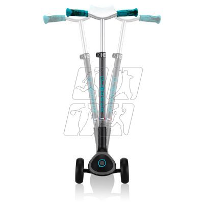 10. Globber Master Prime 3-wheel scooter / Black - Teal 664-105