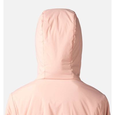 5. ROSSIGNOL Women's Jacket W Opside Hoodie Jkt Pink
