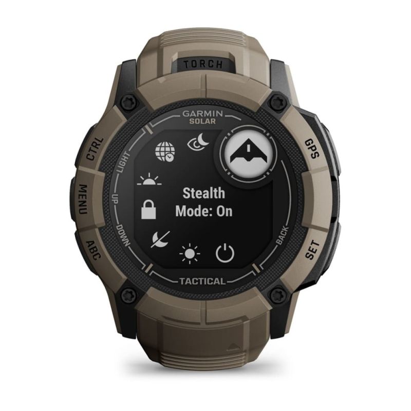 9. Garmin Instinct 2X Solar Tactical Edition 2.79 cm (1.1") MIP 50 mm Digital 176 x 176 px Touchscreen Green GPS