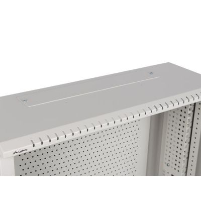 11. LANBERG INSTALLATION RACK CABINET WALL-HUNG 19" 6U+3U 540X200 LOW PROFILE GRAY (ASSEMBLED)