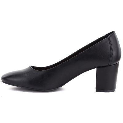 15. Women’s Black Leather Loafers Sergio Leone MK25112-S