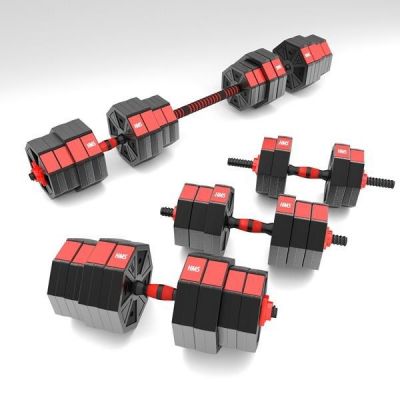 4. Composite dumbbell HMS SGC40 40kg + barbell
