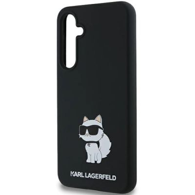 6. Karl Lagerfeld Silicone Choupette case for Samsung Galaxy A35 - black
