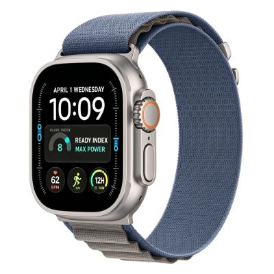 2. Tech-Protect Nylon Pro Band for Apple Watch 44 / 45 / 46 / 49 mm – Navy Grey