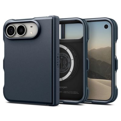 Spigen Tough Armor T MagSafe case for iPhone Duo - navy blue