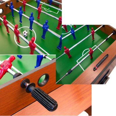 7. 3-in-1 ROTARY GAME TABLE, BILLIARDS, TABLE FOOTBALL, AIR HOOK-UP 121x89x84.5CM