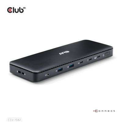 8. CLUB3D Club 3D, TB4 12-in-1 Docking Station