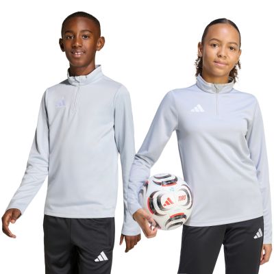 9. adidas Entrada 26 Training Top light gray kids sweatshirt JZ6637