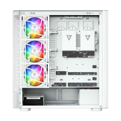 32. MODECOM VOLCANO AQ 400 ARGB MIDI CASE WHITE