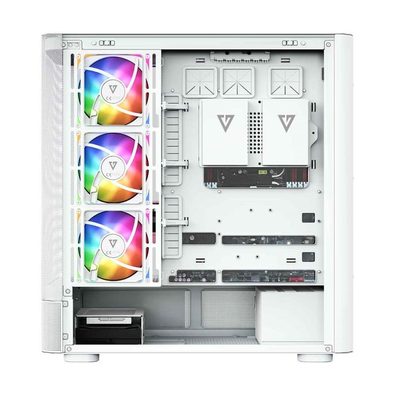 32. MODECOM VOLCANO AQ 400 ARGB MIDI CASE WHITE