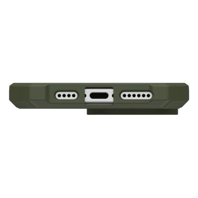 2. UAG Urban Armor Gear Essential Armor MagSafe Case for Apple iPhone 16 Pro Max Olive Gray (Clear)