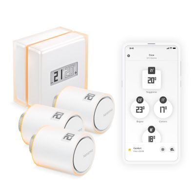 3. Set: thermostat + 3 Netatmo NBU-NTH-NAV valves