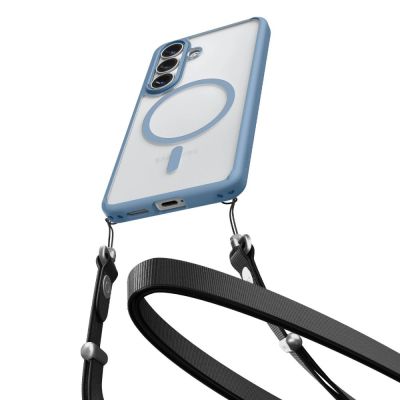 5. Spigen Ultra Hybrid Mag MagSafe Case for Samsung Galaxy S26 - Clear Blue