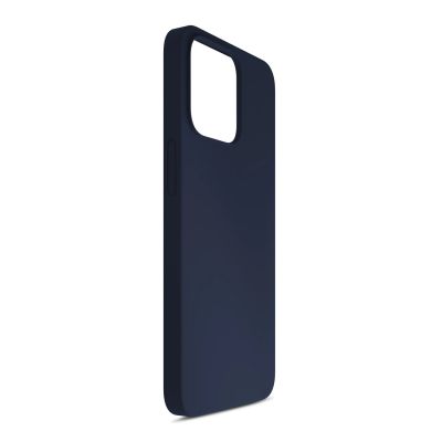 3. 3mk Silicone Case for iPhone 15 Pro Max - Navy Blue