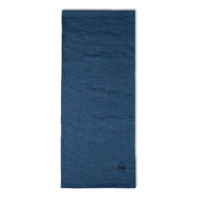 4. Buff Merino Midweight Multifunctional Scarf Blue
