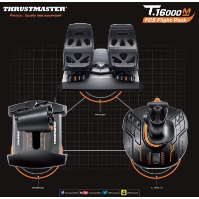 27. THRUSTMASTER JOYSTICK T16000M FLIGHT PACK (PC)