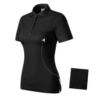 2. Malfini Resist Heavy Polo Shirt W MLI-R21LB Black 01