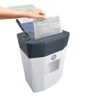 7. HP OneShred Auto 80CC Shredder HPN281780CCOF-05 Cross-Cut 68dB 22cm White
