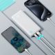 8. Baseus Airpow Lite 10000mAh 15W Power Bank with Baseus Simple USB-A - USB-C 30cm Cable - White